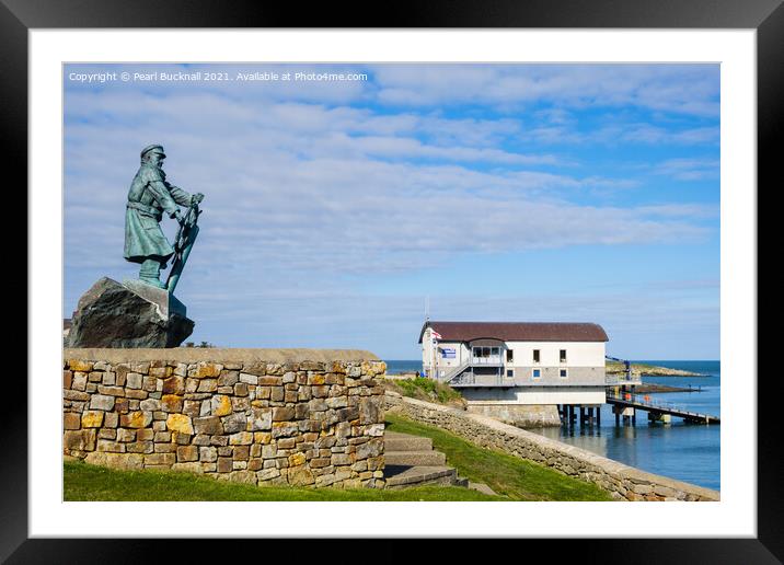 Moelfre Lifeboat Station Anglesey Framed Mounted Print by Pearl Bucknall