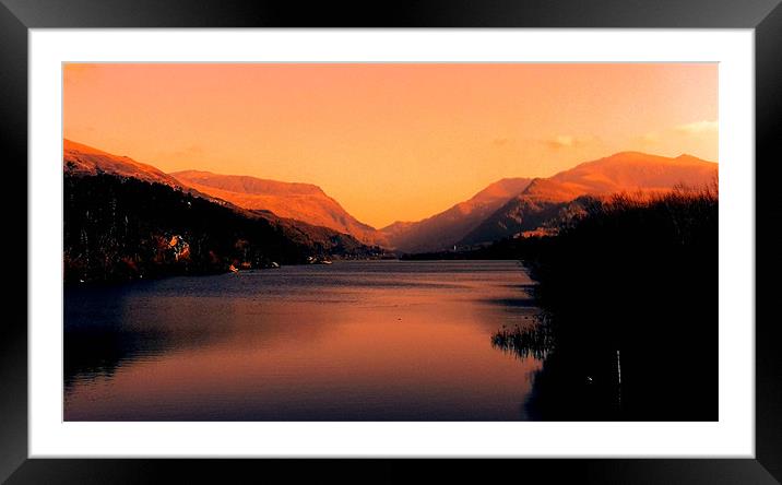 Evening Sun Framed Mounted Print by Ian Tomkinson