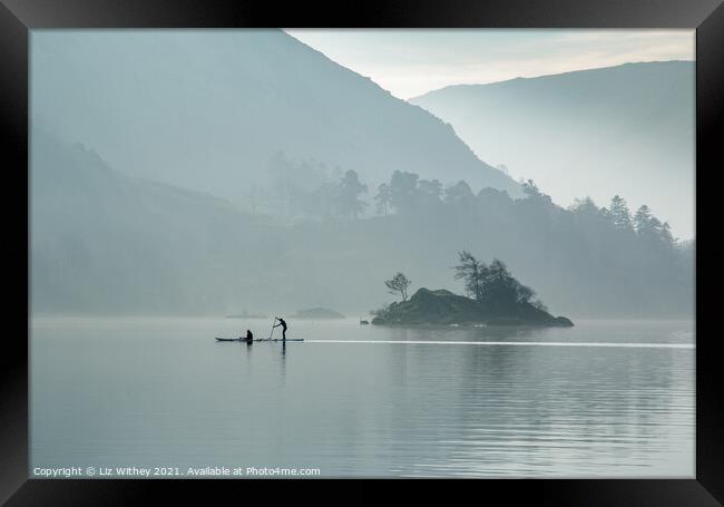Morning, Ullswater Framed Print by Liz Withey
