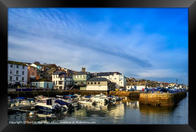 Falmouth Harbour, Cornwall Framed Print by Gordon Maclaren