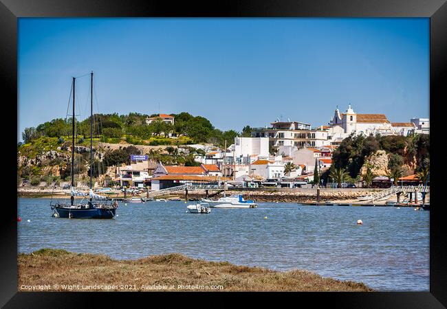 Alvor Town Algarve Portugal Framed Print by Wight Landscapes