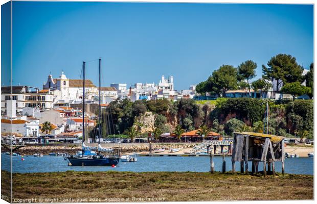 Alvor Algarve Portugal Canvas Print by Wight Landscapes