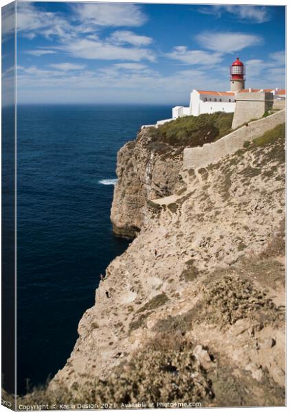 Algarve: Cabo de São Vicente Canvas Print by Kasia Design