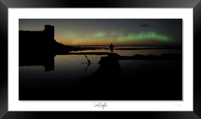 Last Light, St Andrews, Scotland Aurora, panoramic Framed Print by JC studios LRPS ARPS