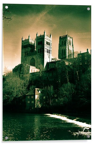 Durham Cathedral Acrylic by Kevin Carr