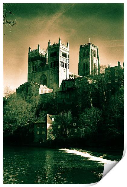 Durham Cathedral Print by Kevin Carr