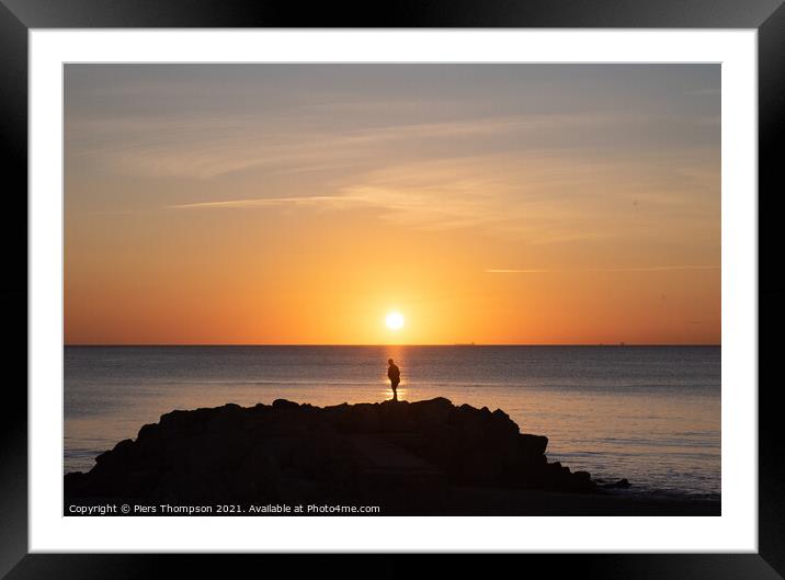 Sunrise in Estepona Framed Mounted Print by Piers Thompson