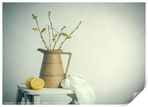 Spring Still Life Print by Amanda Elwell