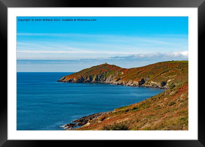 rame head cornwall Framed Mounted Print by Kevin Britland