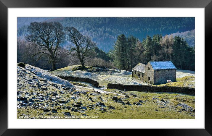 Bell Hagg Barn Framed Mounted Print by Chris Drabble