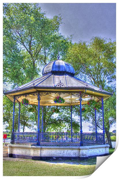 Band Stand hdr Print by David French