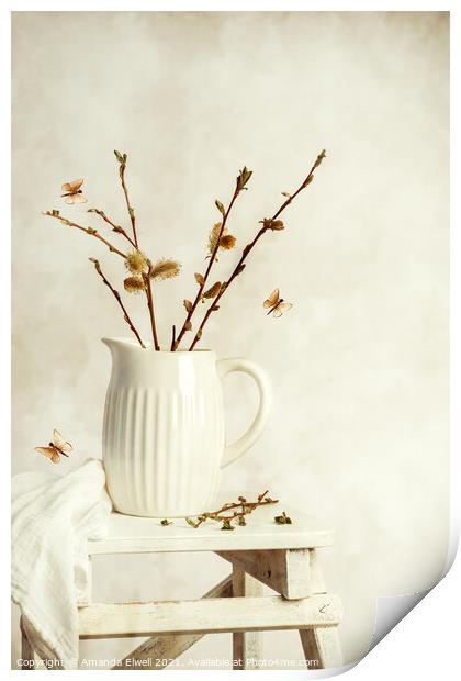 Springtime Still Life Print by Amanda Elwell