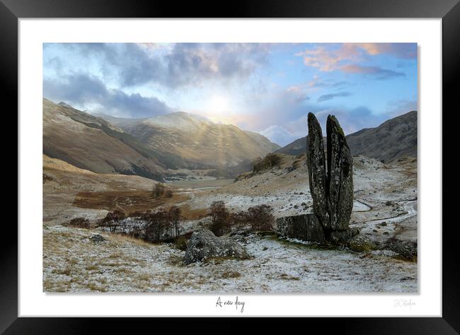 A new day. Praying hands Mary Scotland Scottish Framed Print by JC studios LRPS ARPS
