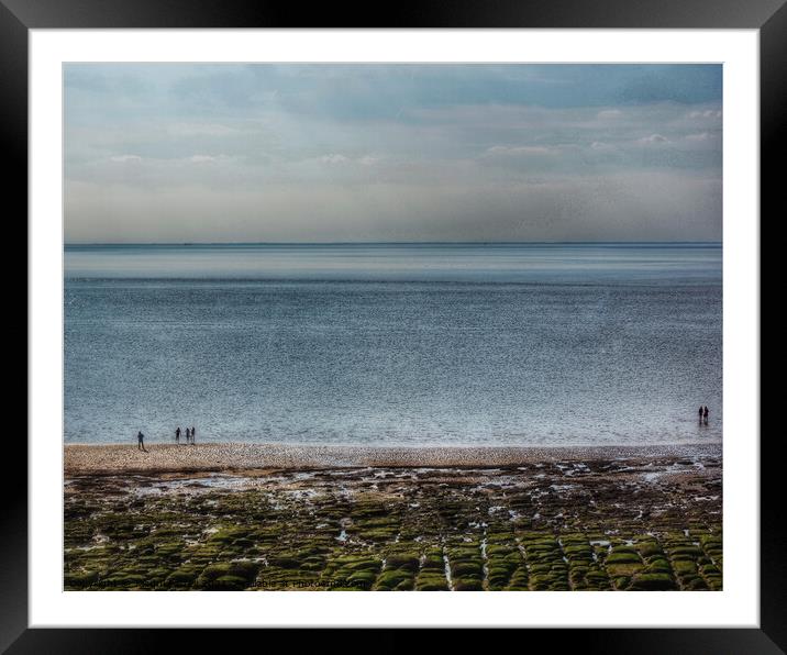 Hunstanton Seafront Norfolk Framed Mounted Print by Jacqui Farrell