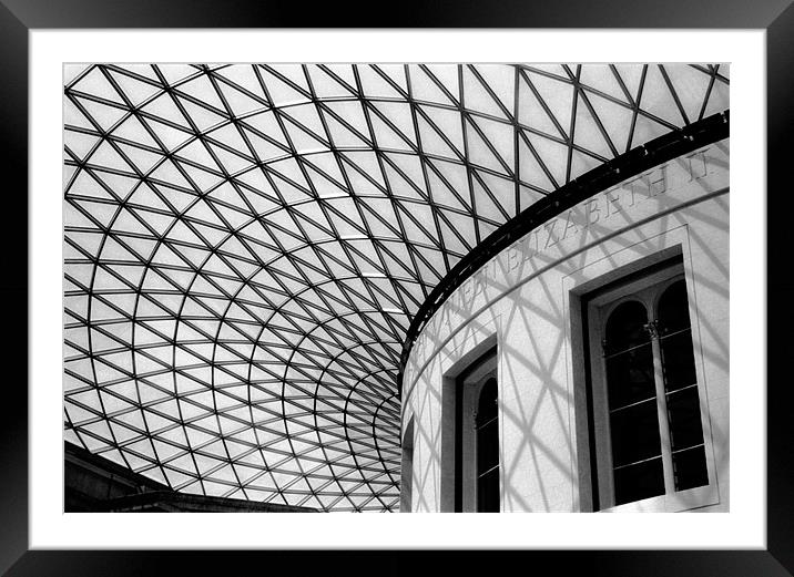 Roof of British Museum Framed Mounted Print by Abdul Kadir Audah