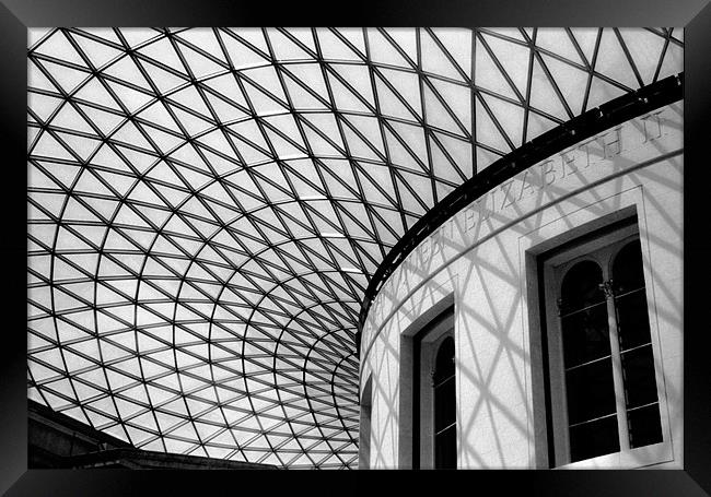 Roof of British Museum Framed Print by Abdul Kadir Audah