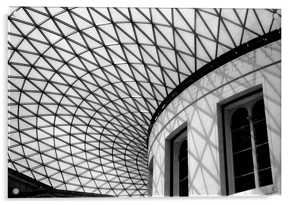 Roof of British Museum Acrylic by Abdul Kadir Audah