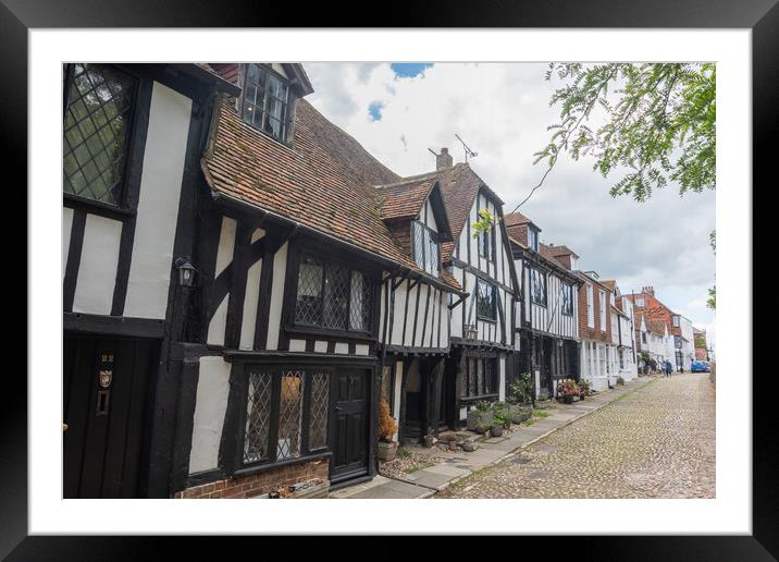 Church Square, Rye Framed Mounted Print by Graham Custance