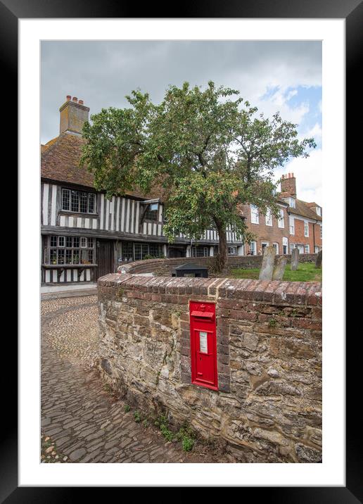 Church Square, Rye  Framed Mounted Print by Graham Custance