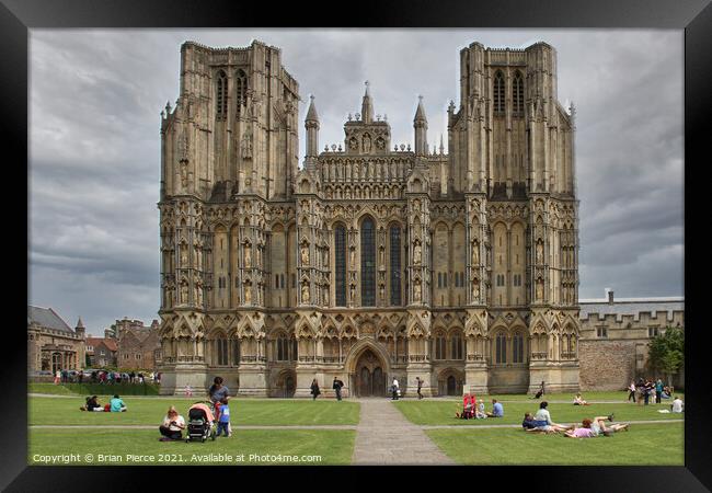 Wells Cathedral, Somerset Framed Print by Brian Pierce