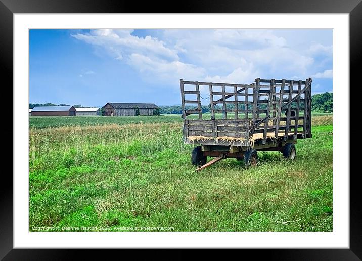 Rustic Charm Framed Mounted Print by Deanne Flouton