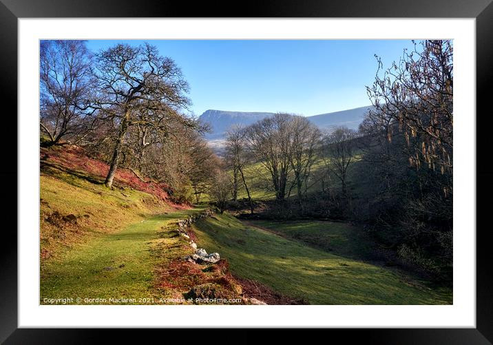 The Path up to Cadair Idris, Snowdonia Framed Mounted Print by Gordon Maclaren