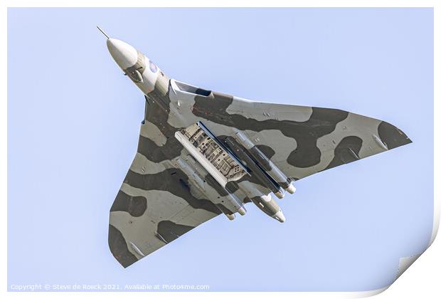 Avro Vulcan, Bomb Bays Open. Print by Steve de Roeck