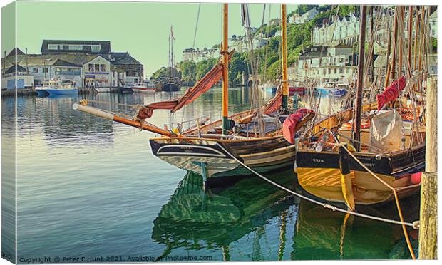 The Looe River Canvas Print by Peter F Hunt
