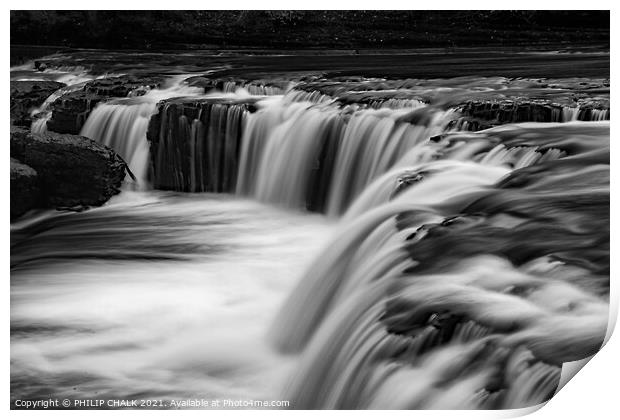 Aysgarth Falls in the Yorkshire dales 218 Print by PHILIP CHALK