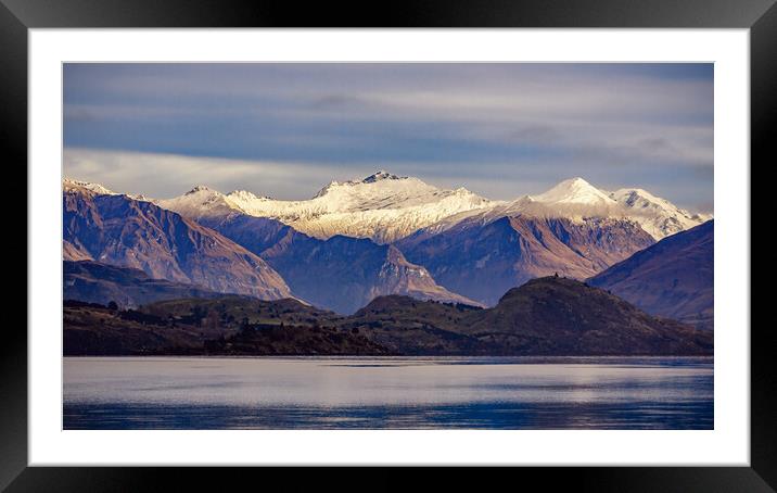 Lake Wanaka - New Zealand Framed Mounted Print by John Frid
