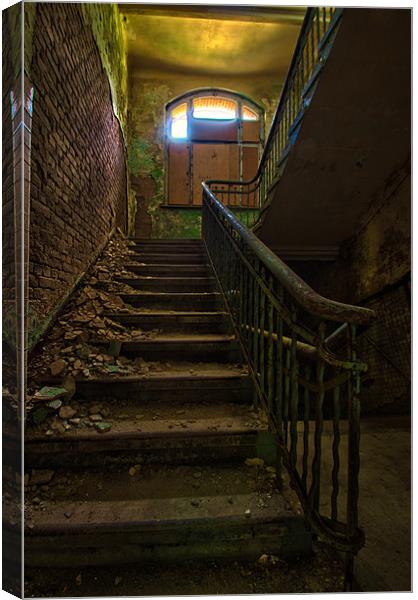 Stairway to heaven Canvas Print by Nathan Wright