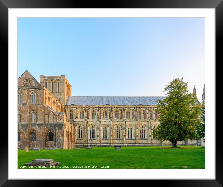 Winchester Cathedral Nave and West Transept Framed Mounted Print by Graham Prentice