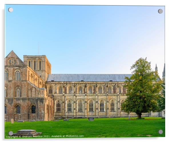 Winchester Cathedral Nave and West Transept Acrylic by Graham Prentice