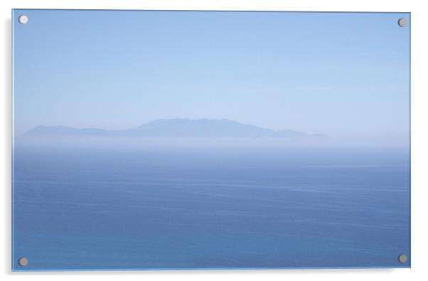 Island in the Mist Acrylic by Karen Martin