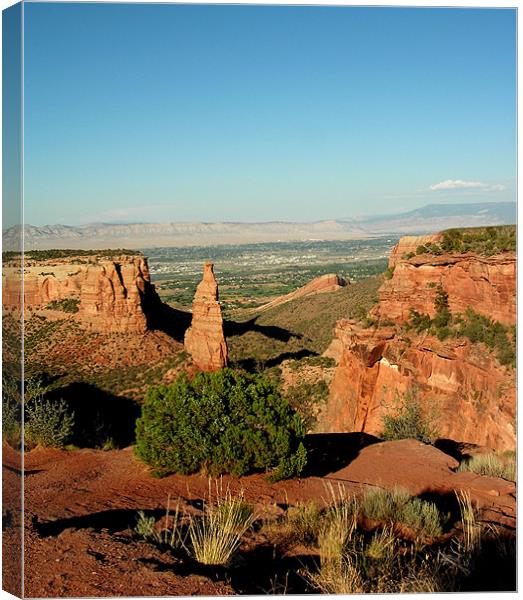 Colorado National Monument Canvas Print by Diane Hovey