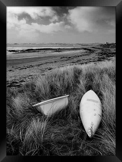 In The Dunes Framed Print by Ian Tomkinson
