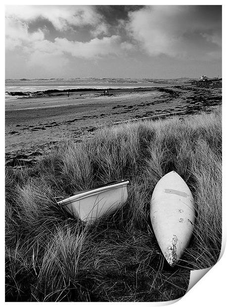 In The Dunes Print by Ian Tomkinson