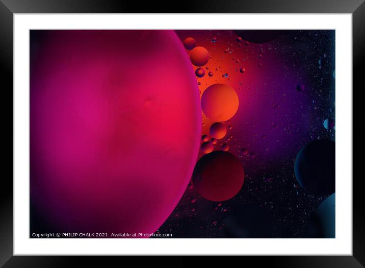 When planet's align 220 Framed Mounted Print by PHILIP CHALK