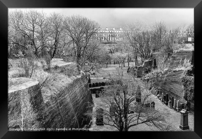 St James Gardens Liverpool Framed Print by Phil Longfoot