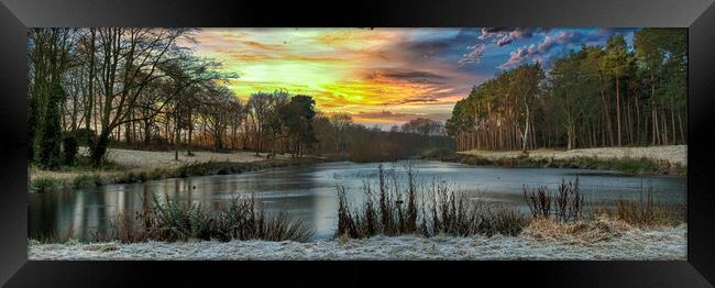 Winter Sunrise Framed Print by Darren Ball
