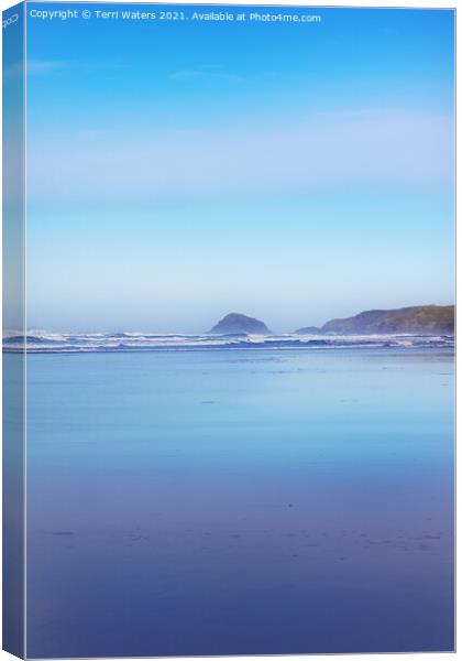 Perranporth Colours Canvas Print by Terri Waters