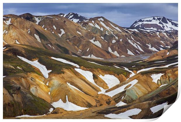 Fjallabak Nature Reserve, Iceland Print by Arterra 