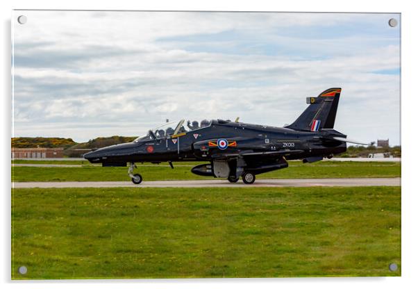 RAF Hawk T2 Acrylic by Roger Green