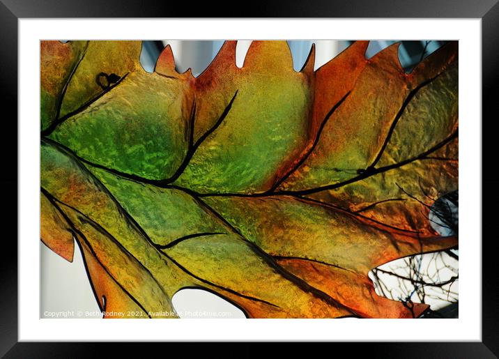 Abstract  Framed Mounted Print by Beth Rodney
