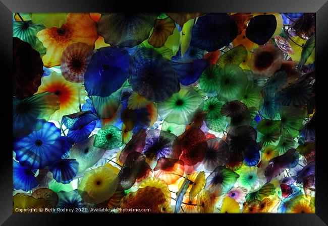 Chihuly Blossoms Framed Print by Beth Rodney