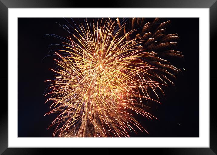 Starburst Framed Mounted Print by Mike Streeter