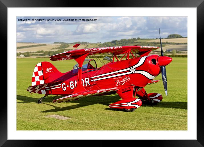 Pitts Special S1-S   Framed Mounted Print by Andrew Harker
