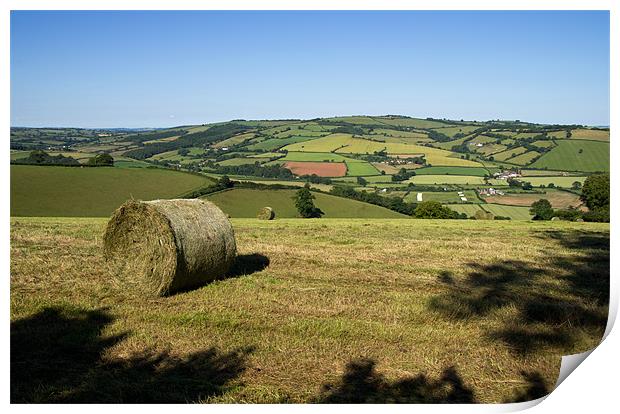 Exe valley in Mid Devon Print by Pete Hemington