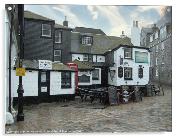 The Sloop, St Ives, Cornwall  Acrylic by Brian Pierce