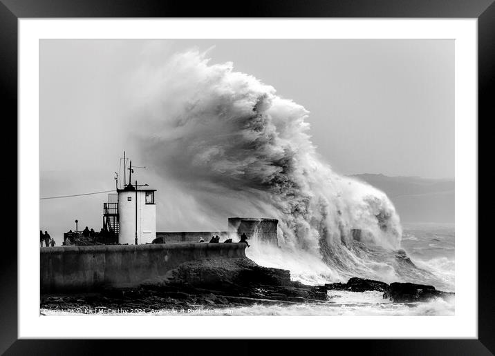 Natures Power Framed Mounted Print by Karl McCarthy